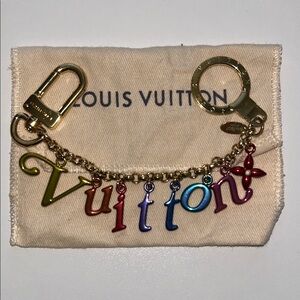 Rainbow Multicolor Louis Vuitton bag charm
